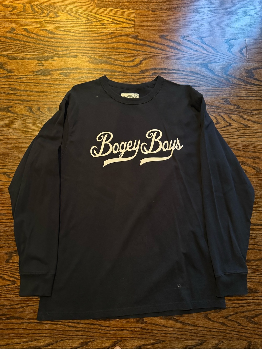 Bogey Boys Long-Sleeve Crewneck Shirt - Black
